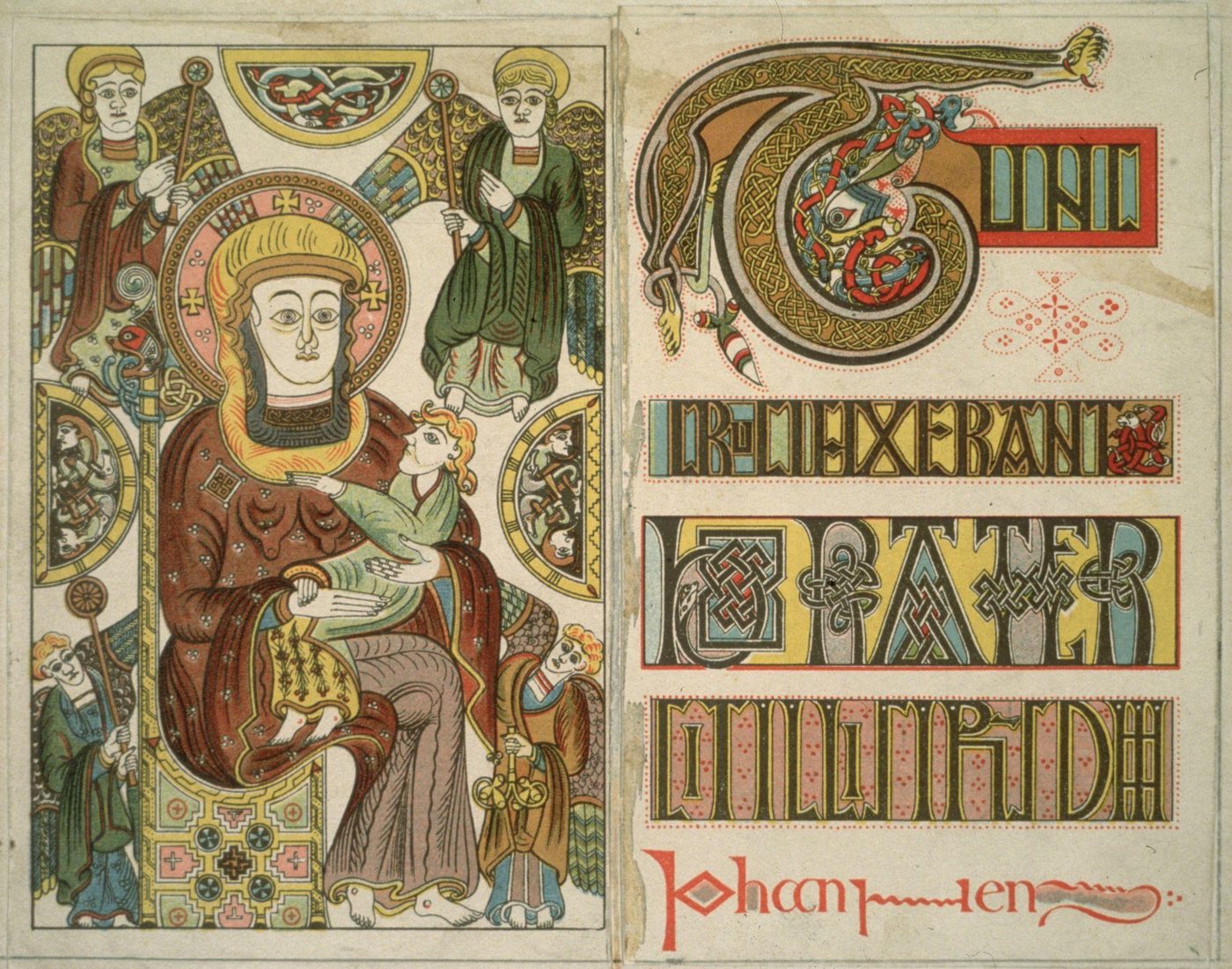 Book of Kells — illuminated manuscript decoration