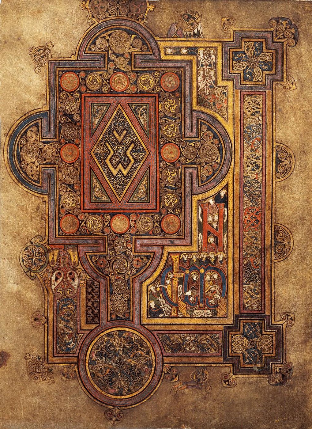 Book of Kells — illuminated manuscript decoration