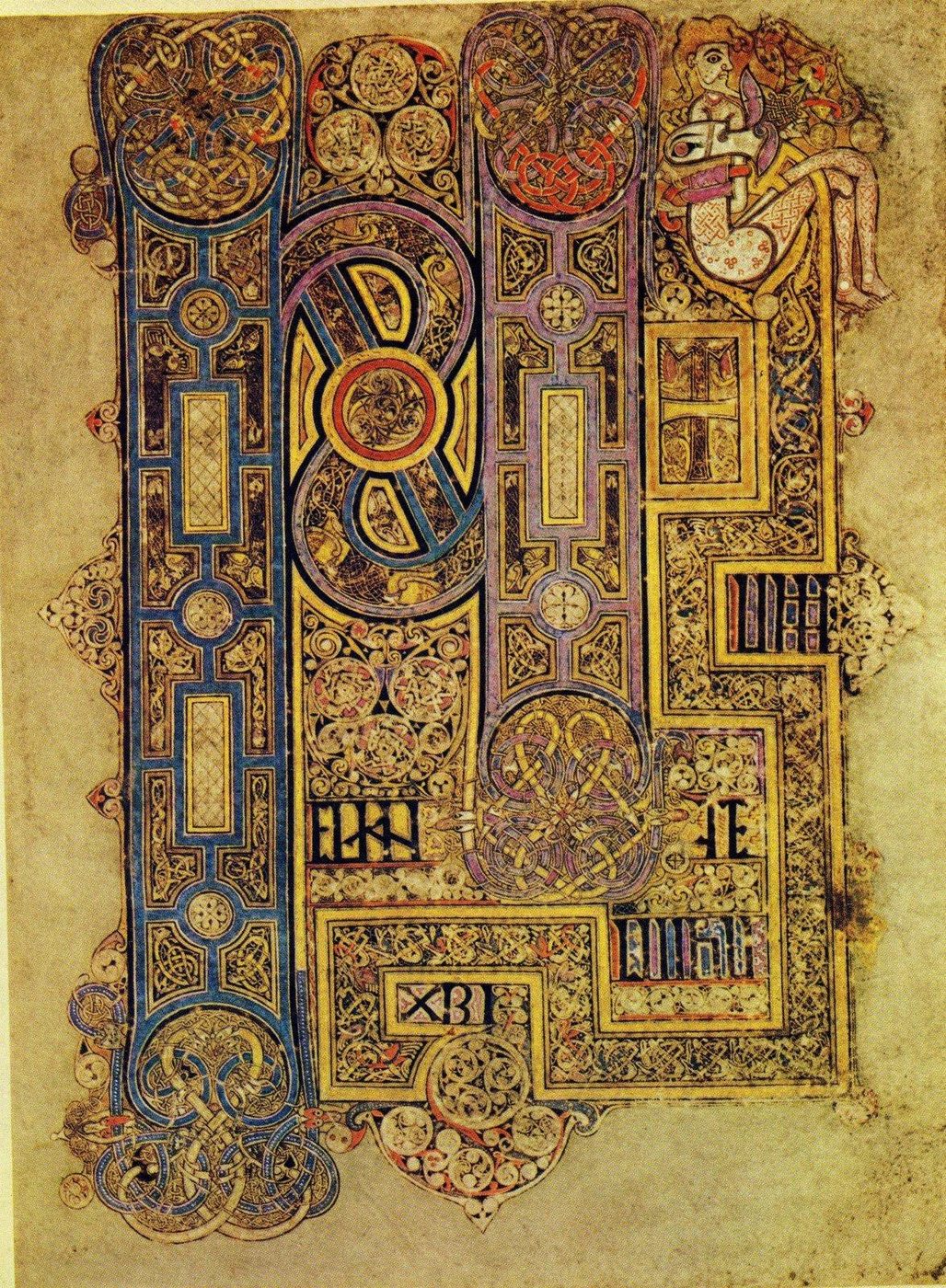 Book of Kells — illuminated manuscript decoration