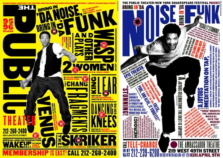 Paula Scher — The Public Theater posters