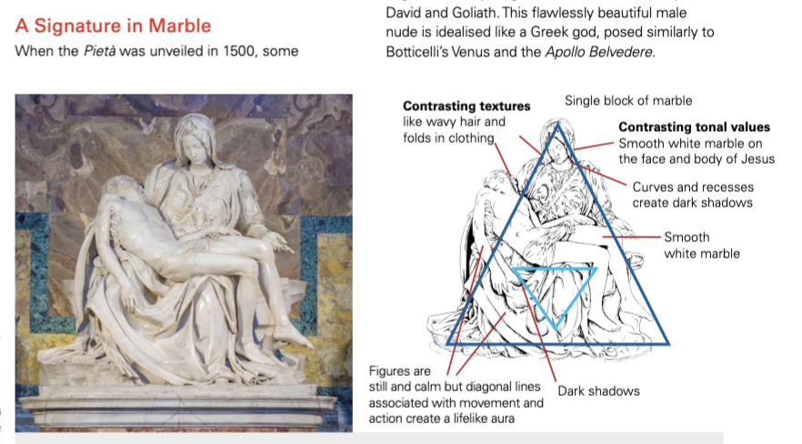 Michelangelo Pietà analysis image